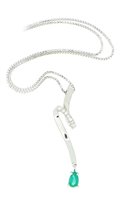 Halskette Sommer Dame in Weißgold Smeraldo 10085646 - 10085646